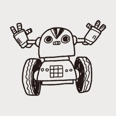 robot doodle N435