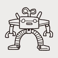 robot doodle N439