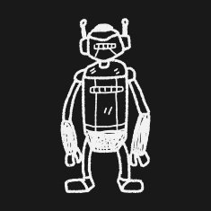 robot doodle N468