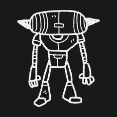 robot doodle N469