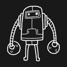 robot doodle N477