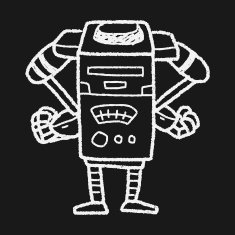 robot doodle N478