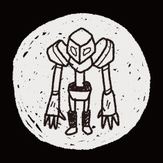 robot doodle N548