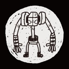 robot doodle N549
