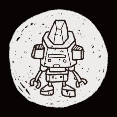 robot doodle N556