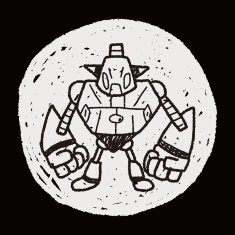 robot doodle N557