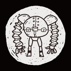 robot doodle N559
