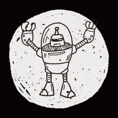 robot doodle N565