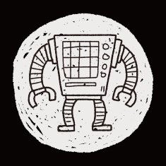 robot doodle N568