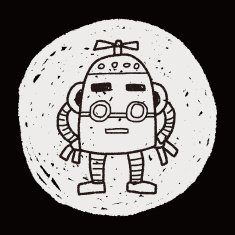 robot doodle N572