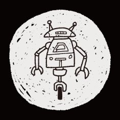 robot doodle N574