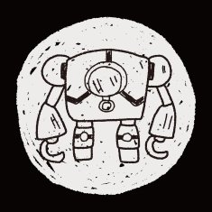 robot doodle N575