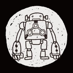 robot doodle N577