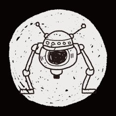 robot doodle N579