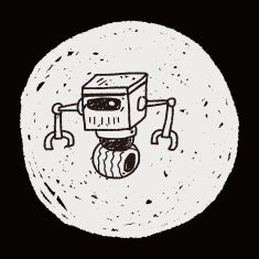robot doodle N582