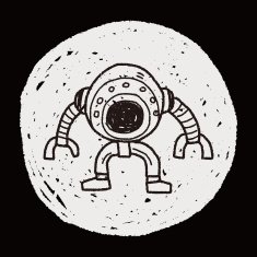 robot doodle N583