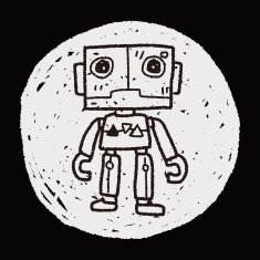 robot doodle N584