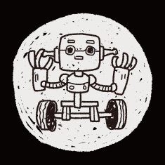 robot doodle N586