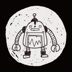 robot doodle N587