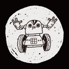 robot doodle N595