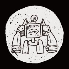 robot doodle N597