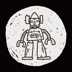 robot doodle N608