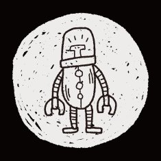 robot doodle N609