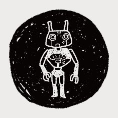 robot doodle N614