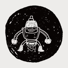 robot doodle N618