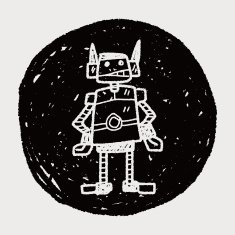 robot doodle N619