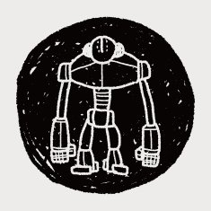 robot doodle N623