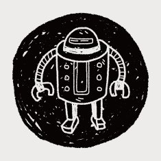 robot doodle N624