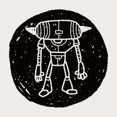 robot doodle N626