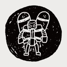 robot doodle N631