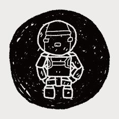 robot doodle N632