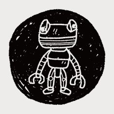 robot doodle N633