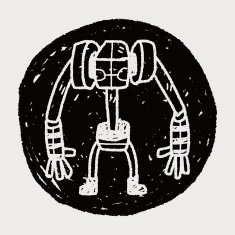robot doodle N636