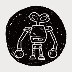 robot doodle N638