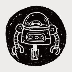 robot doodle N639