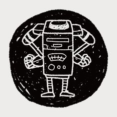 robot doodle N642
