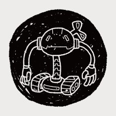 robot doodle N643