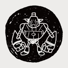 robot doodle N646
