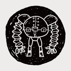 robot doodle N648