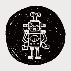robot doodle N649