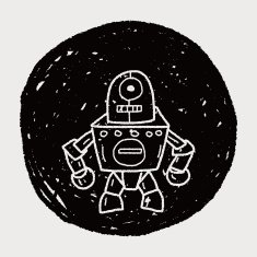 robot doodle N653