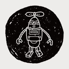 robot doodle N655