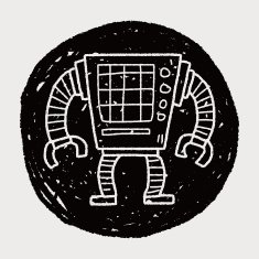 robot doodle N658