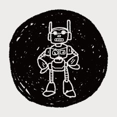 robot doodle N659