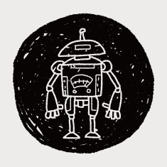 robot doodle N665