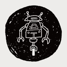 robot doodle N666